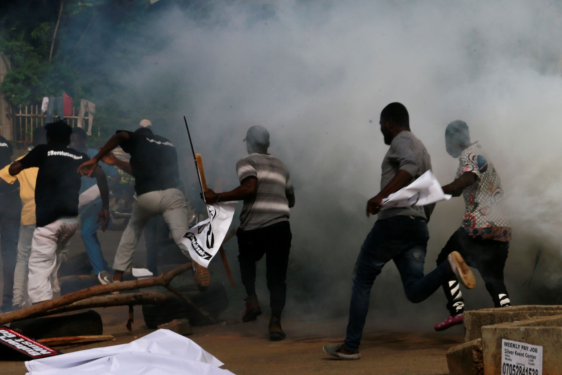 Protesters Tear-gassed